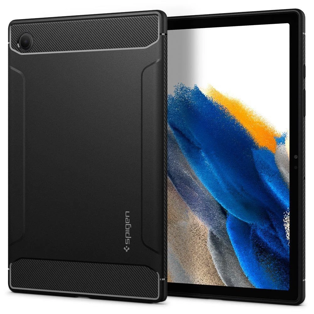 Spigen RUGGED ARMOR GALAXY TAB A8 10.5 X200/X205 MATTE Juodas (Juodas)