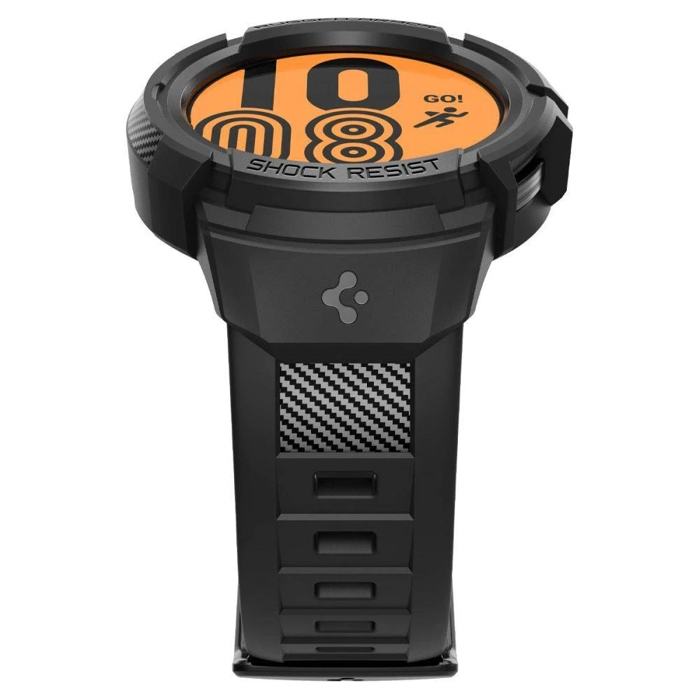 Dirželis Spigen RUGGED ARMOR "PRO" GALAXY Watch 5 PRO (45 MM) Juodas