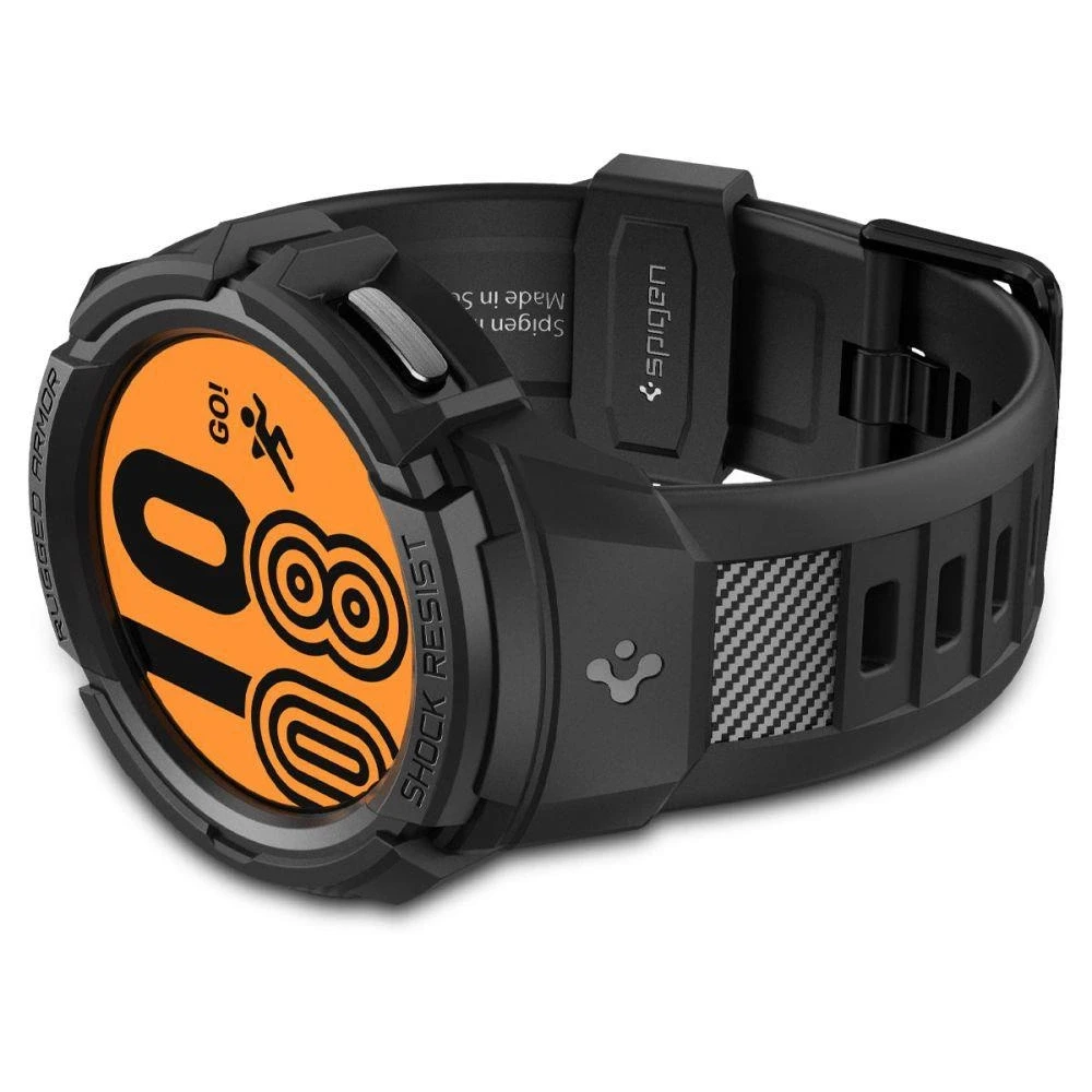 Dirželis Spigen RUGGED ARMOR "PRO" GALAXY Watch 5 PRO (45 MM) Juodas