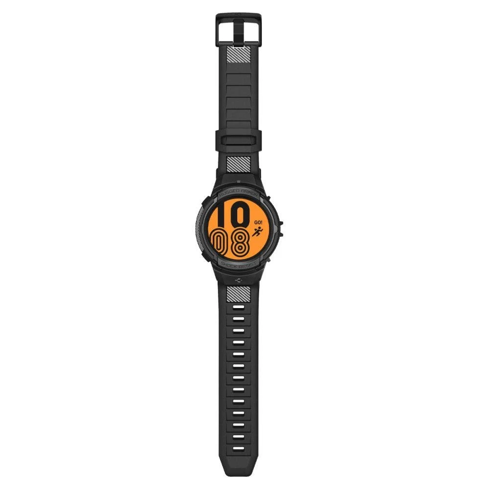 Dirželis Spigen RUGGED ARMOR "PRO" GALAXY Watch 5 PRO (45 MM) Juodas