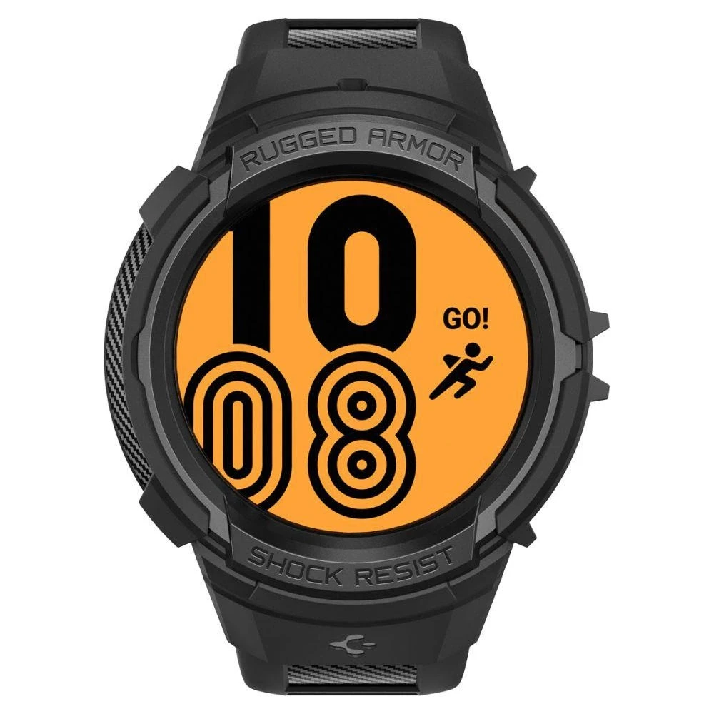 Dirželis Spigen RUGGED ARMOR "PRO" GALAXY Watch 5 PRO (45 MM) Juodas