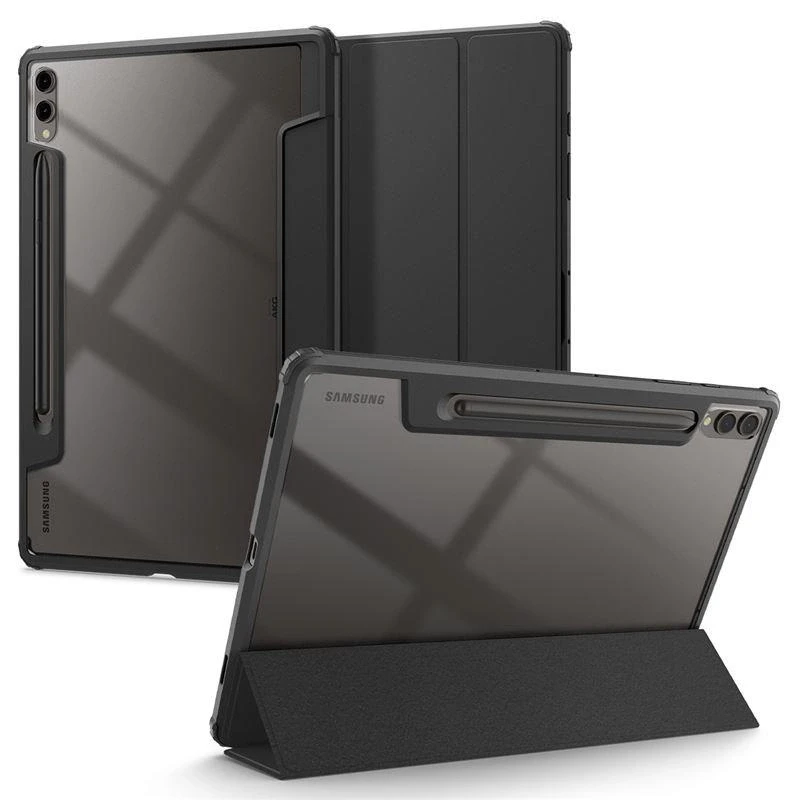Spigen Ultra Hybrid Pro – Samsung Galaxy Tab S9+ 12.4 Juodas