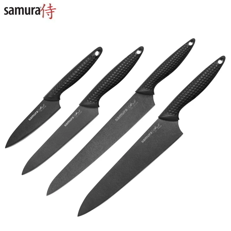Samura Rinkinys 4 virtuviniai peiliai Samura Golf AUS8