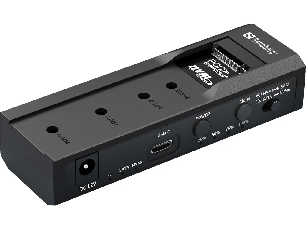 Sandberg kietųjų diskų dokas su USB-C jungtimi