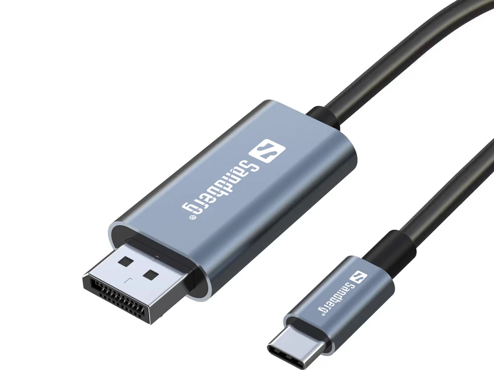 Sandberg USB-C į DisplayPort adapteris su jungtimis