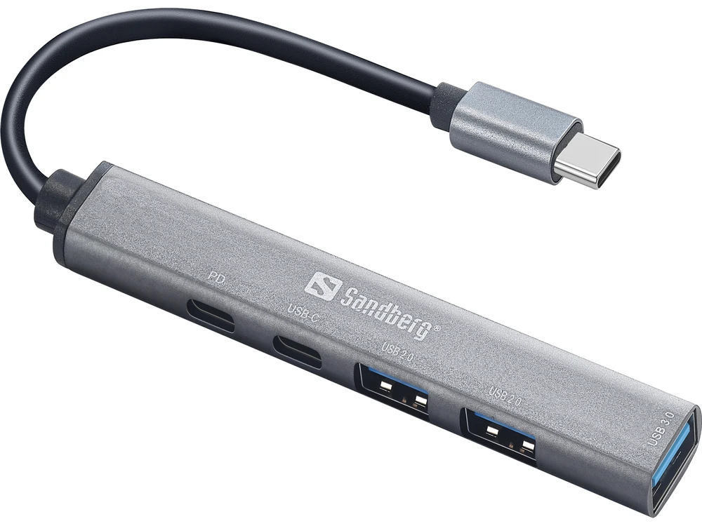 Sandberg USB-C adapteris su penkiomis jungtimis