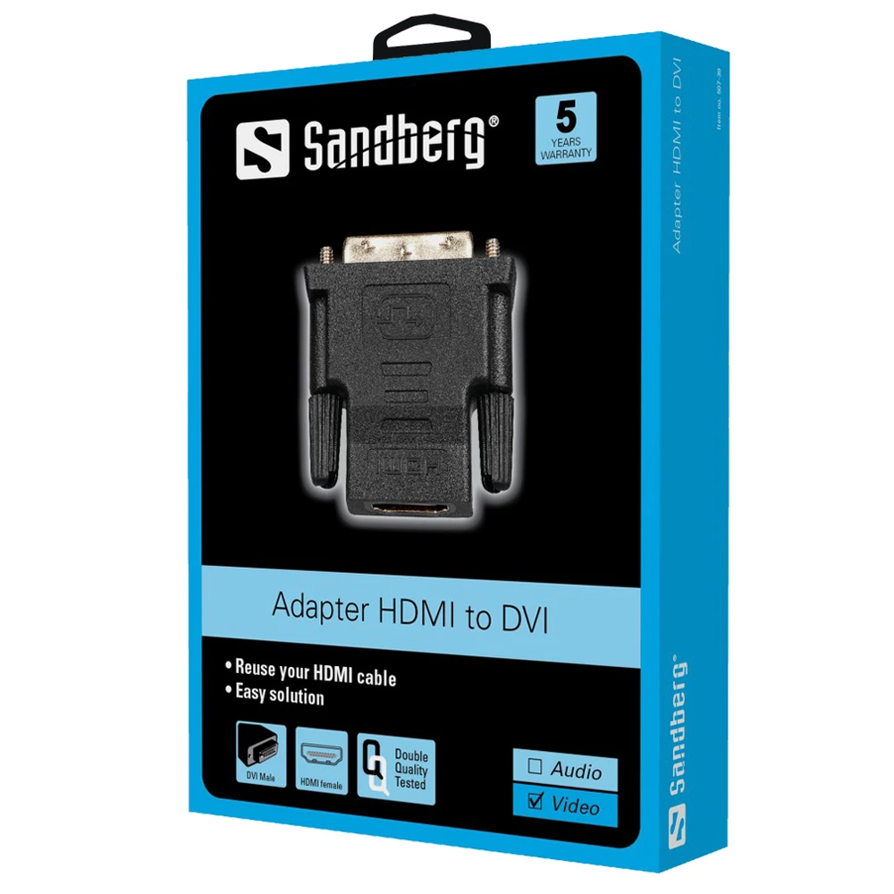 Sandberg adapteris DVI-M - HDMI-F