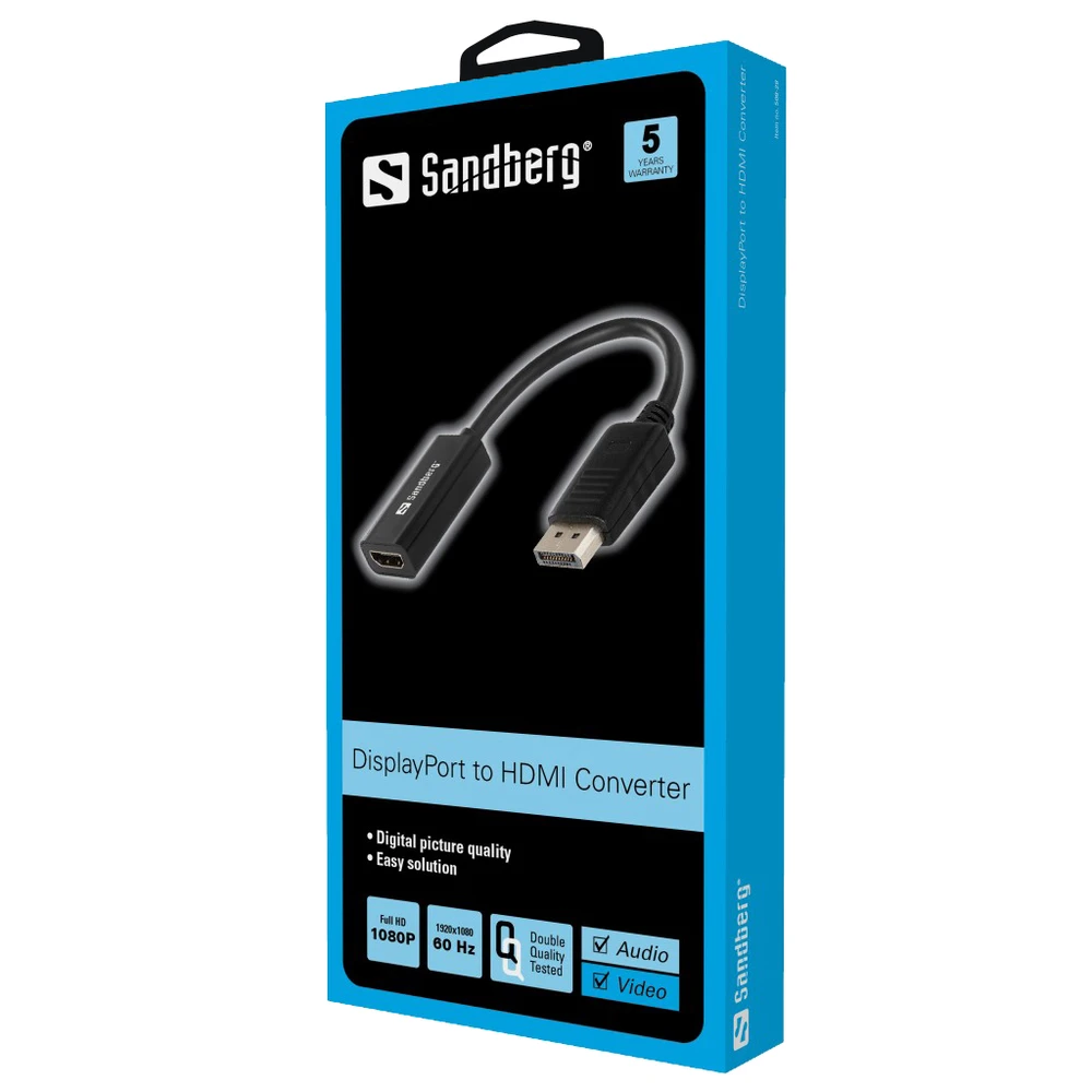 Sandberg adapteris DisplayPort>HDMI