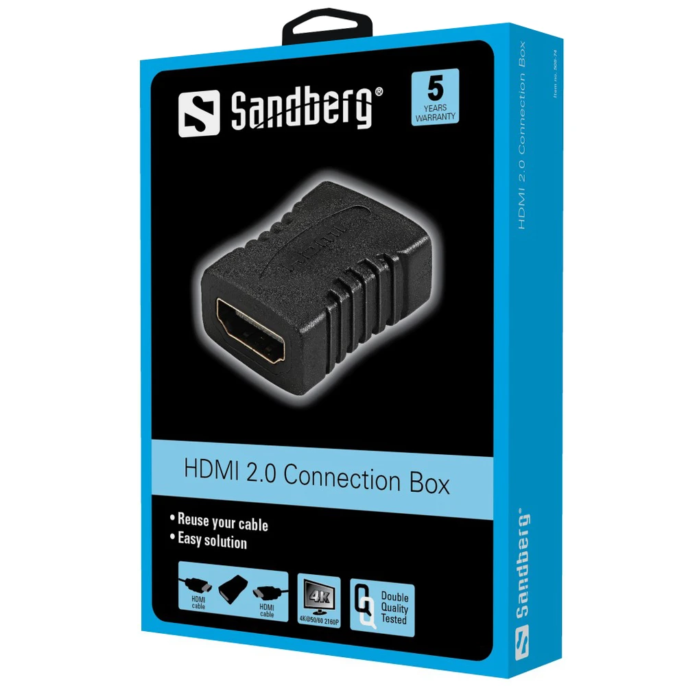 Sandberg HDMI 2.0 jungtis F/F