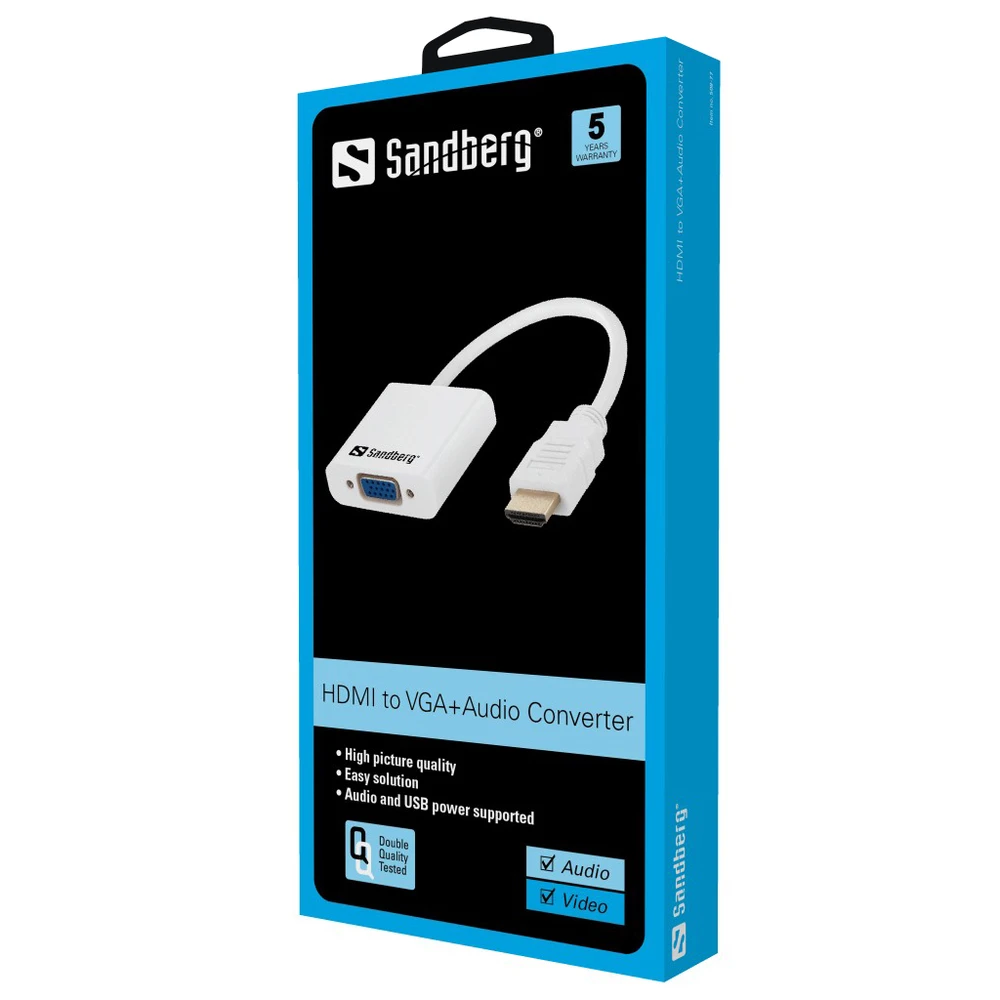Sandberg HDMI į VGA + garso keitiklis