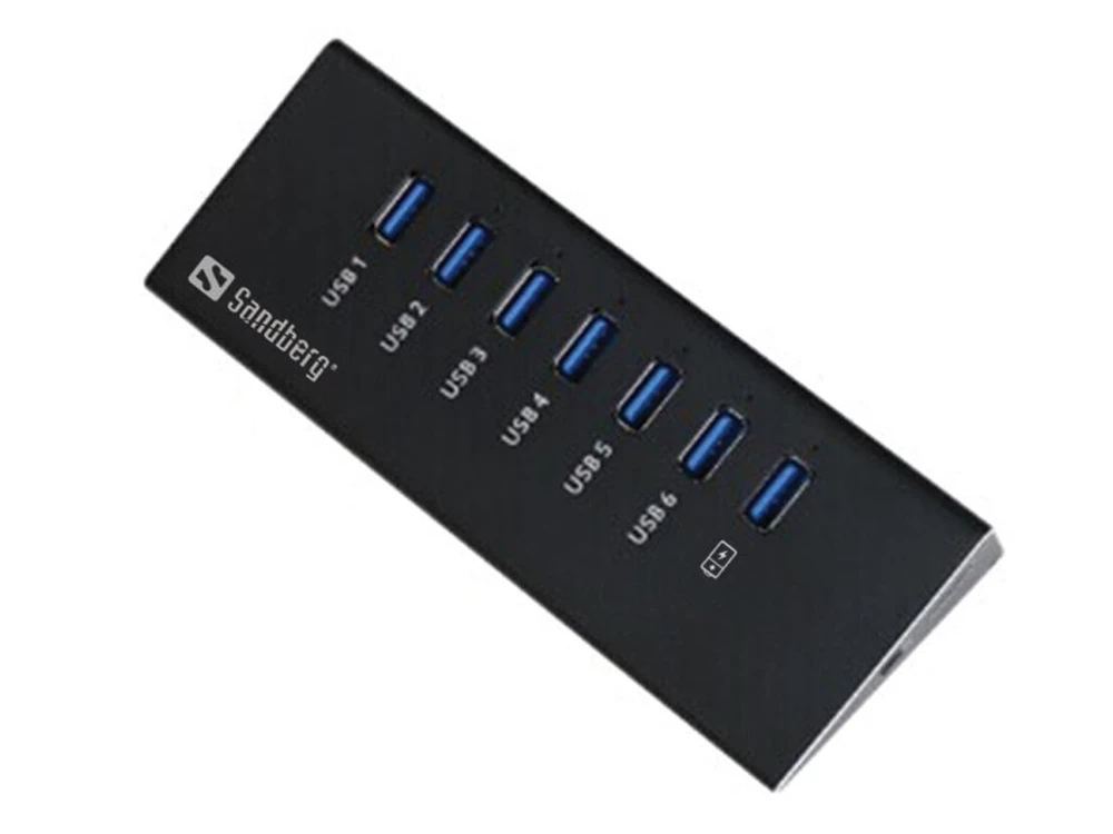Sandberg USB 3.0 Hub 6+1 prievadai