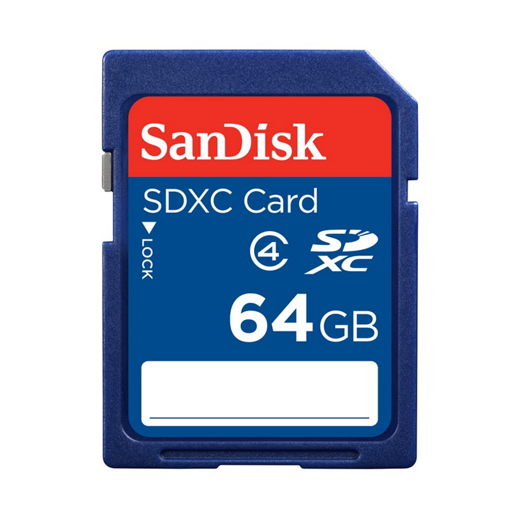 Atminties kortelė SanDisk 64GB SDXC Class 4