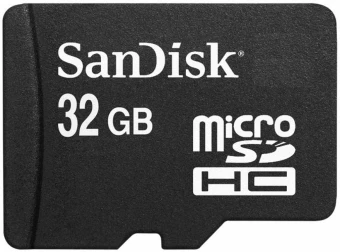 Atminties kortelė Sandisk 32 GB, Micro SDHC, Flash atminties klasė 4