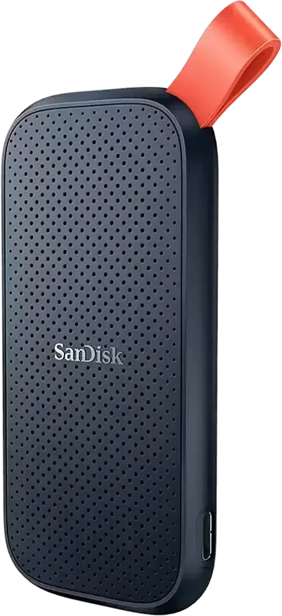 SANDISK nešiojamasis SSD 480 GB – skaitymo greitis iki 520 MB/s, USB 3.2 Gen 2, apsauga nuo kritimo iš iki dviejų metrų aukščio
