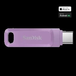 „SanDisk Ultra Dual Drive Go USB Type-C“, levandų spalvos, pasaulinis, EAN: 619659204334