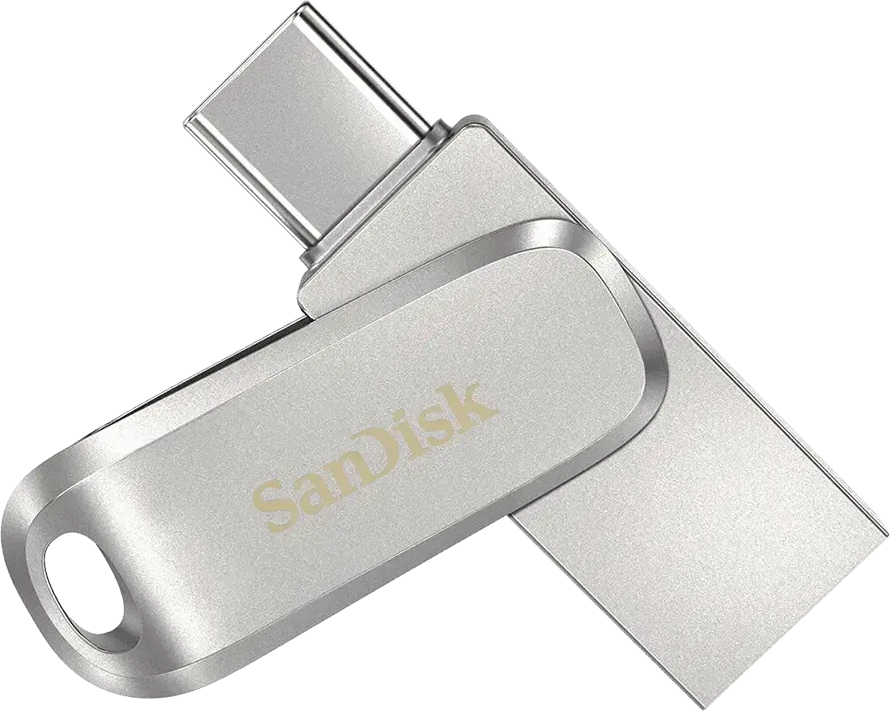 „SANDISK Ultra Dual Drive Luxe“ USB C tipo atmintinė, 512 GB, 150 MB/s, USB 3.1 Gen 1