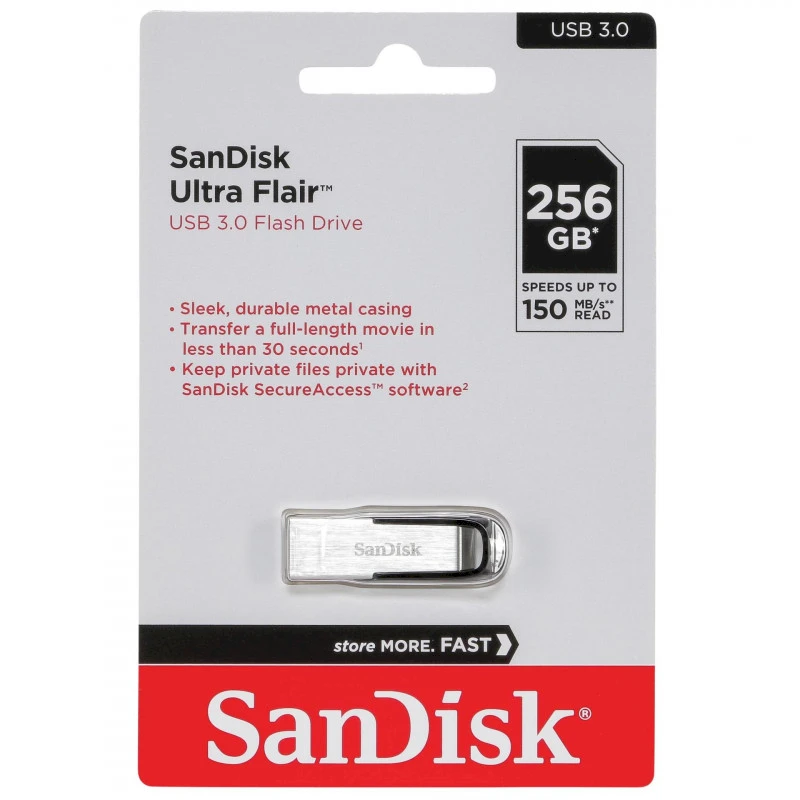 USB laikmena SanDisk Ultra Flair 256GB USB 3.0