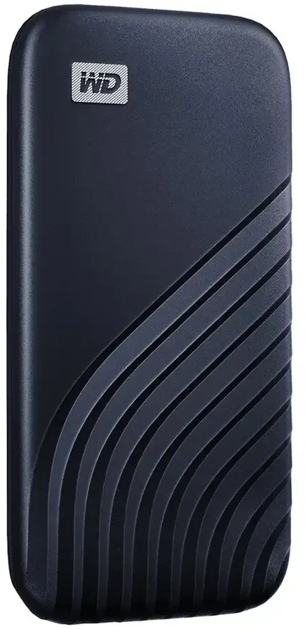Sandisk WD 1TB My Passport SSD – nešiojamas SSD, iki 1050 MB/s skaitymo ir iki 1000 MB/s rašymo greitis, USB 3.2 Gen 2 – vidurnakčio mėlyna