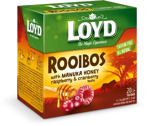 LOYD Rooibos arbatos pakuotė su medumi ir uogomis