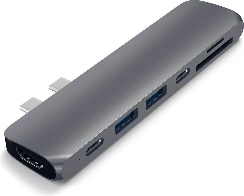Apple Satechi USB-C 7 Multiport Kosminė pilka adapteris