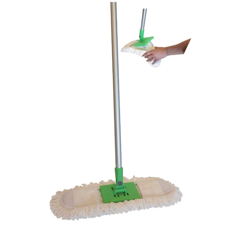 Grindų šepetys su kilpiniu dangalu iš mikrofibros Sauber 40cm