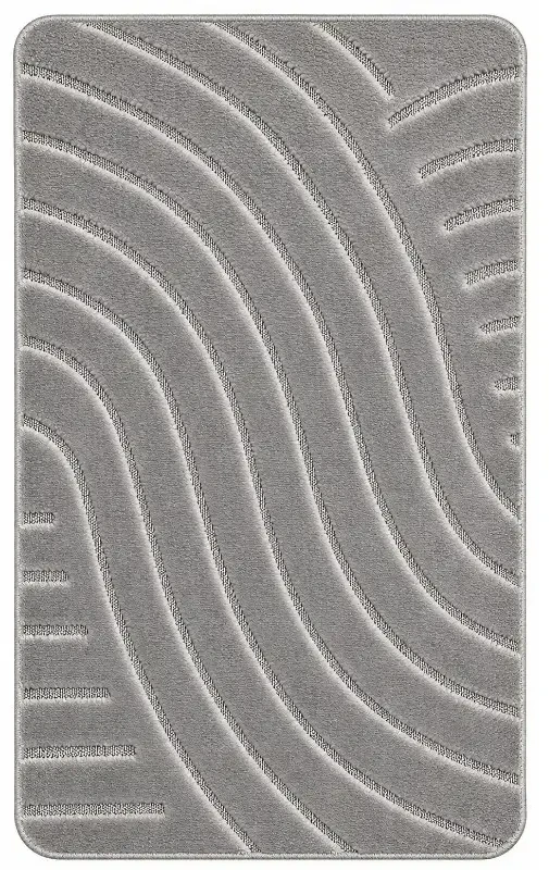 Sauber Vannas istabas paklājs 50x80cm pelēks