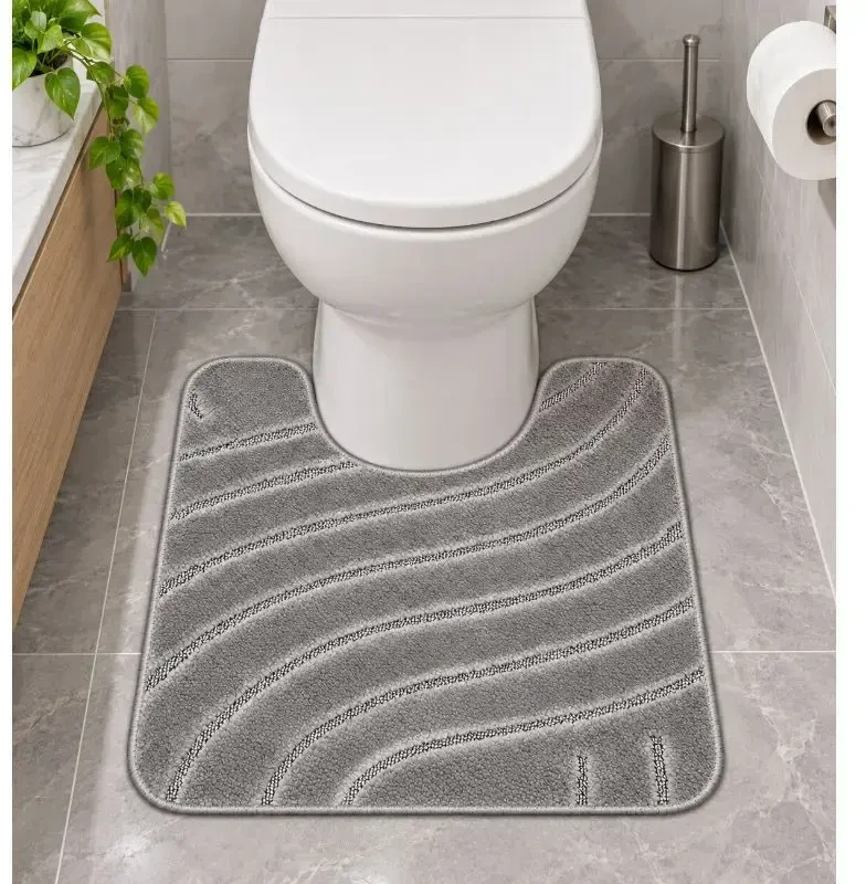 Sauber WC paklājs 50x55cm pelēks