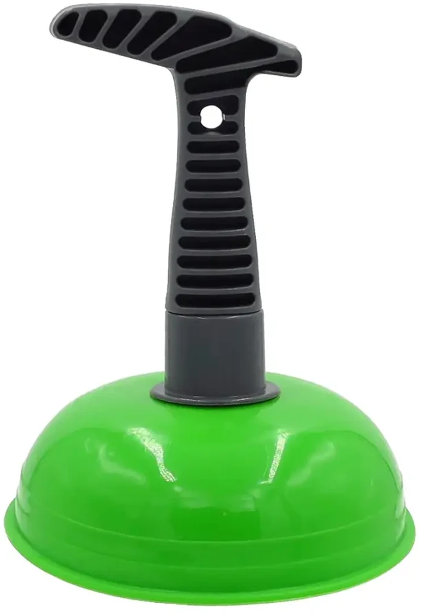 Pompa Sauber plastikine rankena, žalia