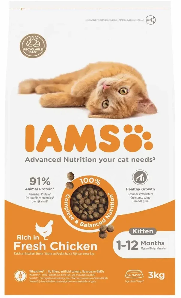 IAMS Kitten (vištiena) 3kg