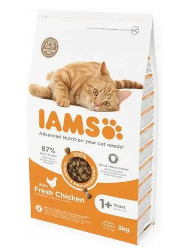 Iams CAT Vitality Adult vištiena 3kg
