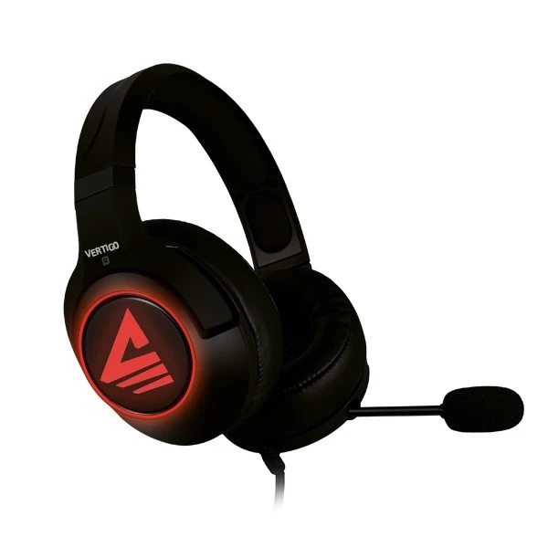 Žaidimų ausinės 7.1 virtual surround Savio VERTIGO su USB jungtimi