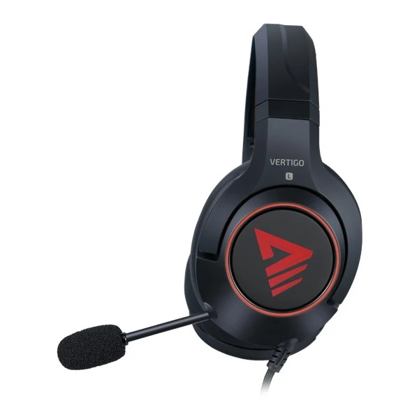 Žaidimų ausinės 7.1 virtual surround Savio VERTIGO su USB jungtimi