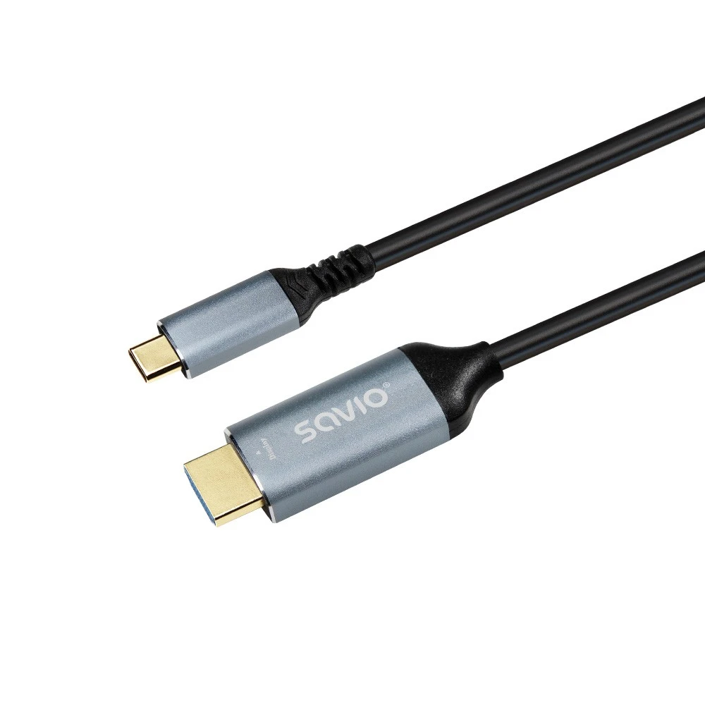 Savio Kabelis usb-c do hdmi v2.0b, 3m, miedź cl-184