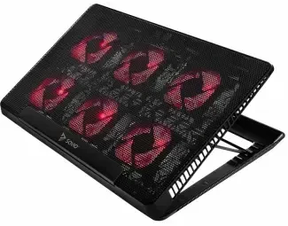 Nešiojamas kompiuteris cooling pad, 6 backlit fans, 2000 RPM, SAVIO COS-01
