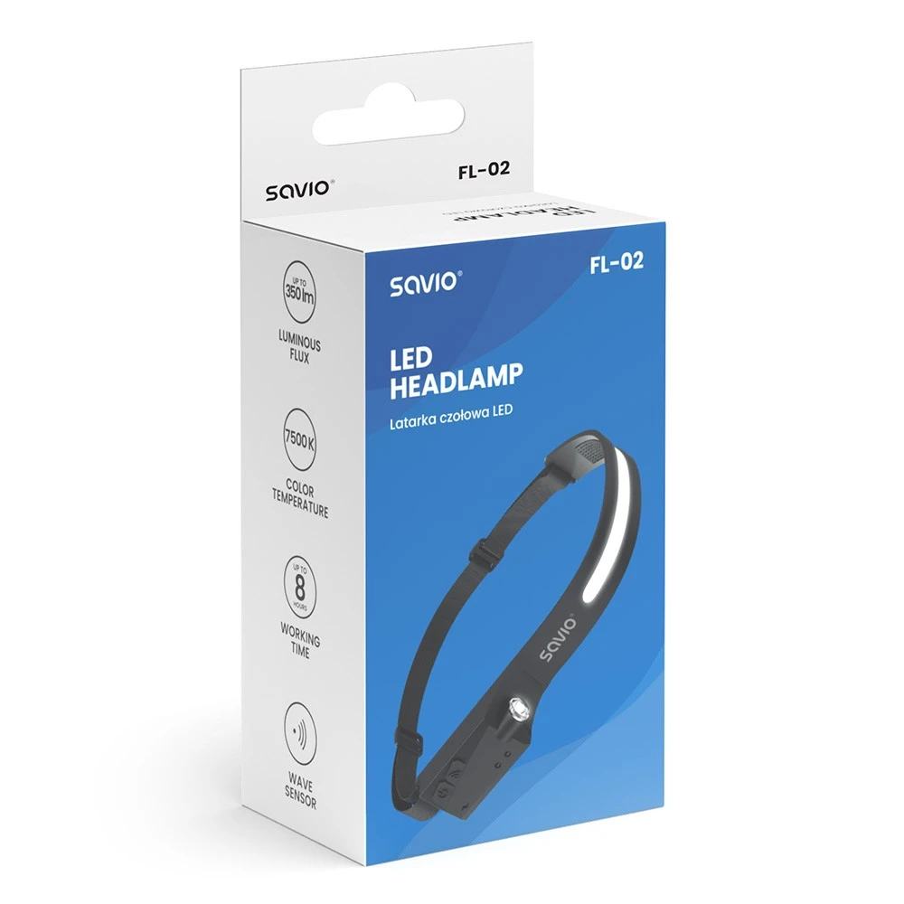 LED Galvos Žibintas - Savio FL-02