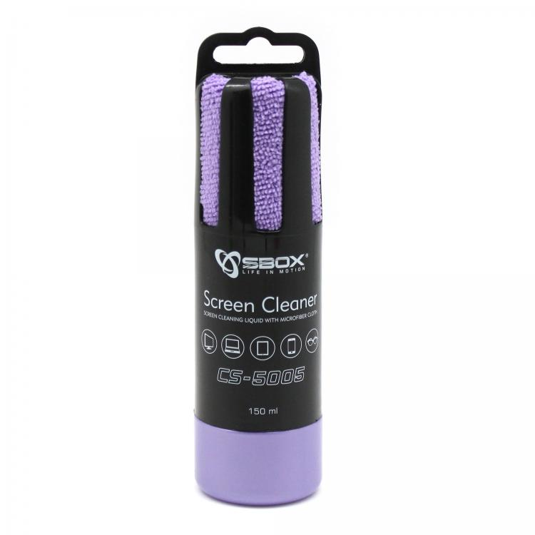 Sbox Technology Sbox CS-5005U ekrano valiklis 150ml Violetinė