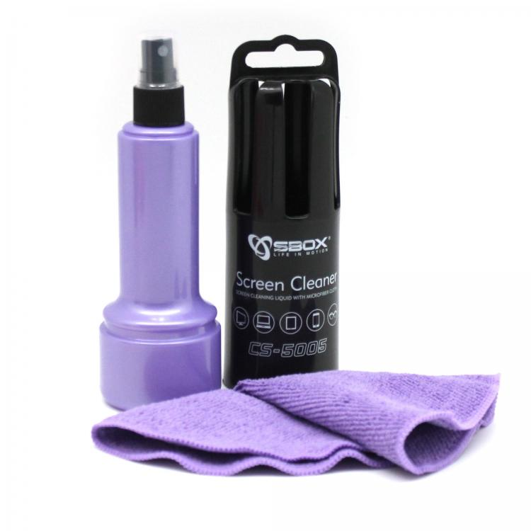 Sbox Technology Sbox CS-5005U ekrano valiklis 150ml Violetinė
