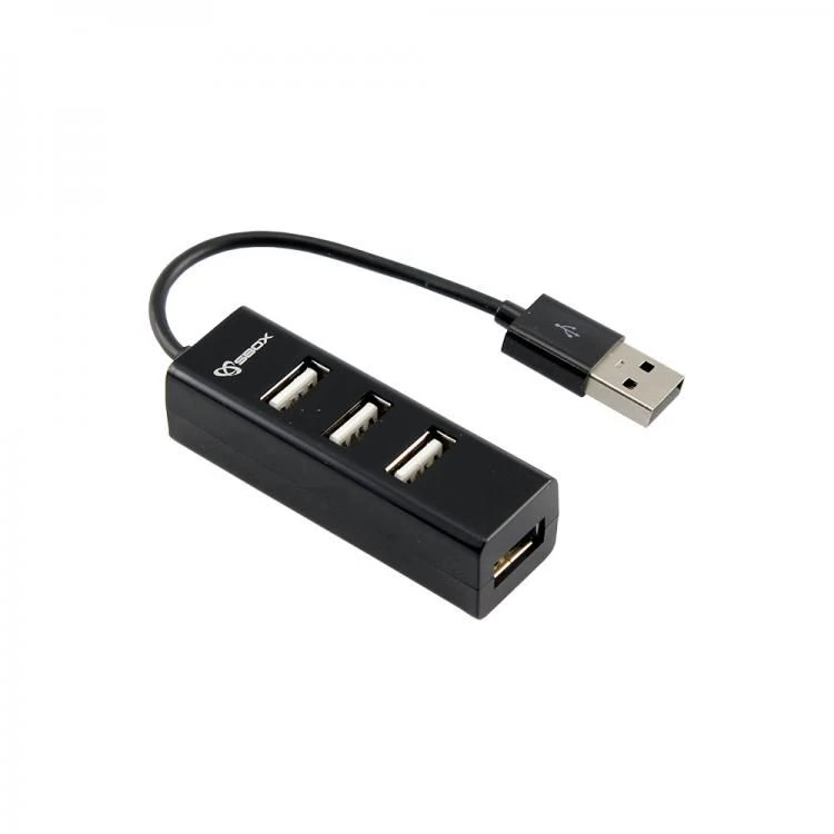 Sbox Technology Sbox H-204 USB 4 Ports HUB Juodas