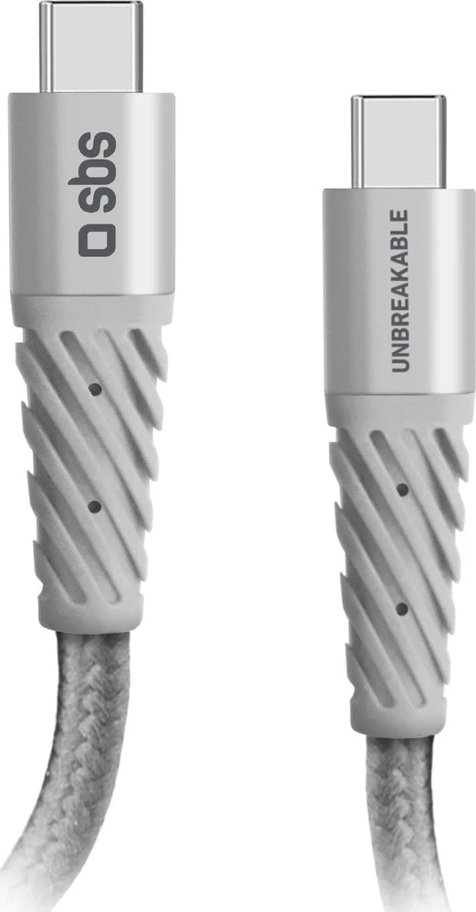 Kabelis USB SBS Mobile USB-C - USB-C 1.5 m Sidabrinė (TECABLEUNRELTCCK)