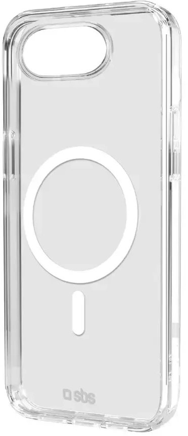 SBS Cover Light Mag apsauginis dėklas, skirtas iPhone 16e / 17e, suderinamas su MagSafe – permatomas