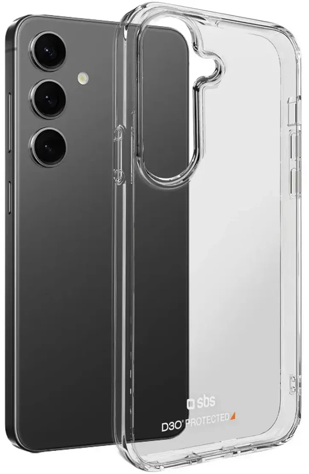 SBS D3O dėklas, skirtas Samsung Galaxy S24+ – skaidrus