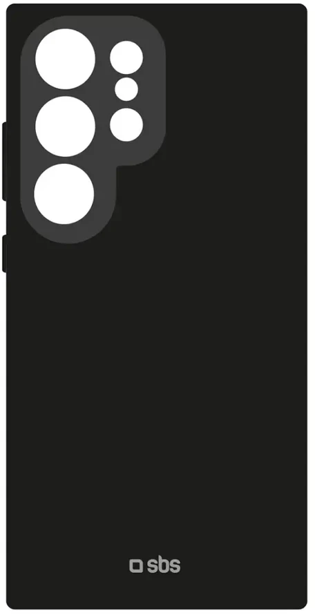 SBS D3O Samsung Galaxy S25 Ultra – dėklas telefonui juodos spalvos