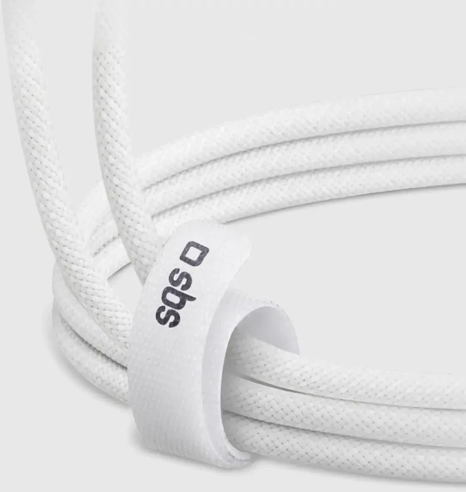 SBS duomenų perdavimo ir įkrovimo kabelis | USB-C į USB-C | 60 W | 1,5 m | pilkas