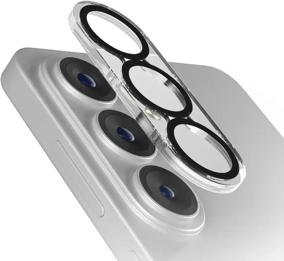 SBS rear camera protective glass skirtas Samsung Galaxy S26 – with juodas frame