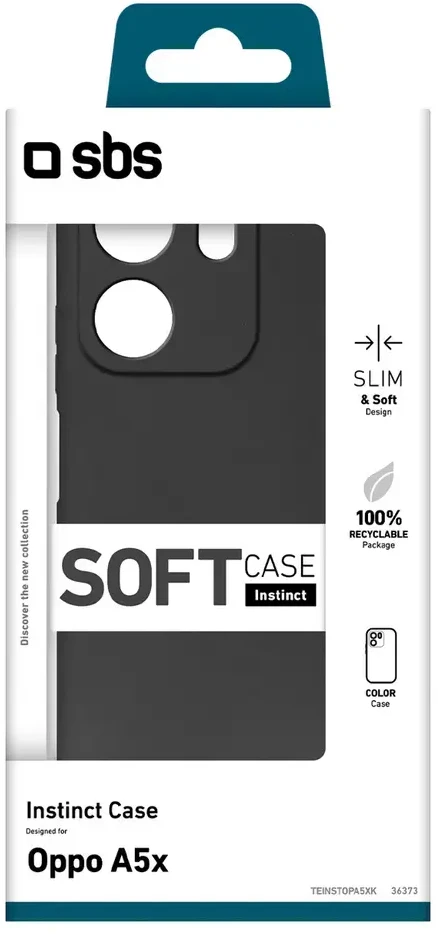 Dėklas SBS Instinct Case for Oppo A5X - Juodas