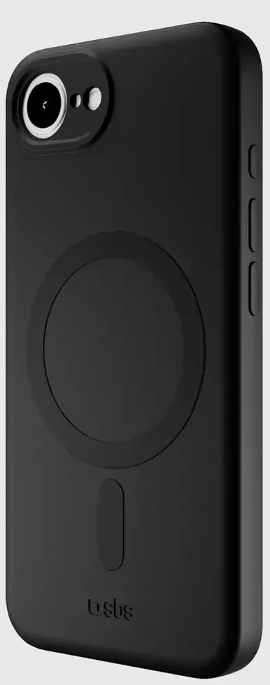 SBS Instinct Mag dėklas iPhone 16e / 17e, suderinamas su MagSafe - Juodas