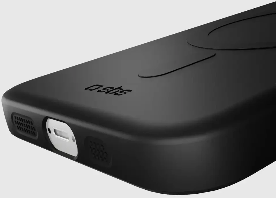 SBS Instinct Mag dėklas iPhone 16e / 17e, suderinamas su MagSafe - Juodas