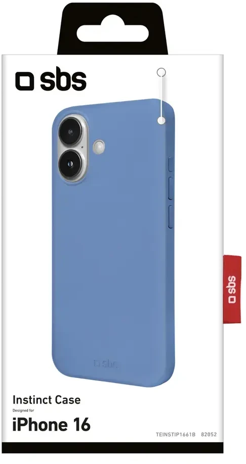 Mėlynas SBS Instinct dėklas iPhone 16 telefonui Mėlyna