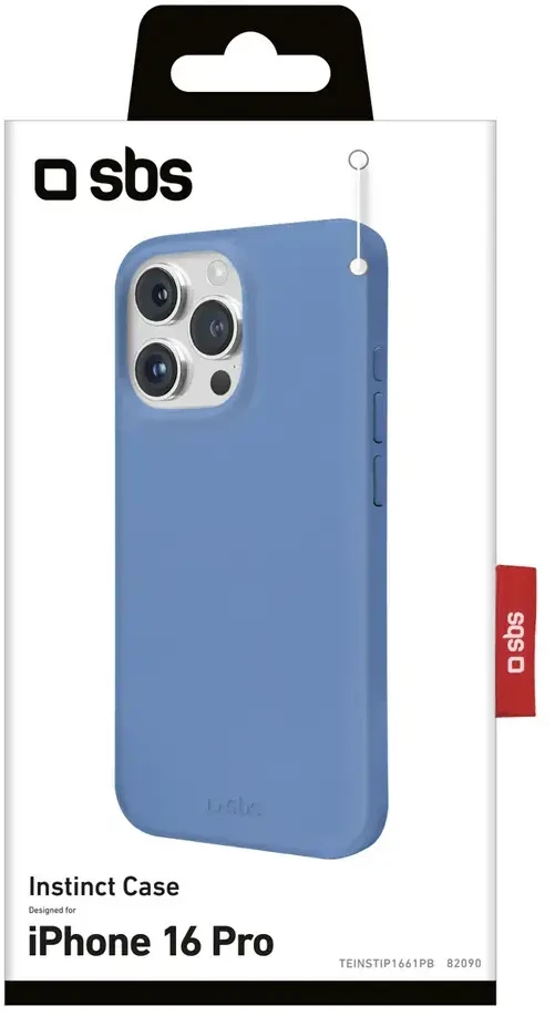 Mėlynas SBS Instinct dėklas, skirtas iPhone 16 Pro Mėlyna
