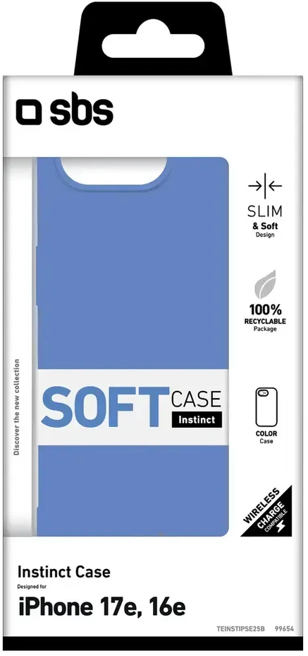 Apple iPhone 16e Instinct dėklas, SBS Mėlyna